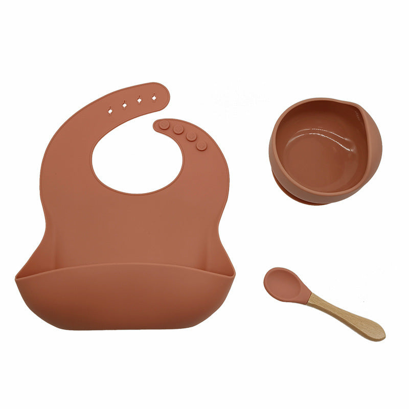 Siliconen Slab Houten Lepel Set