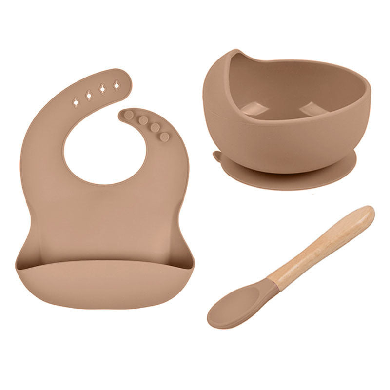 Siliconen Slab Houten Lepel Set