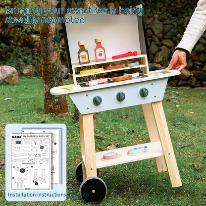 Baby Nordic Style Simulatie Keuken Barbecue Speelgoed