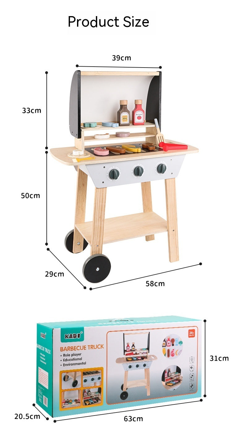 Baby Nordic Style Simulatie Keuken Barbecue Speelgoed